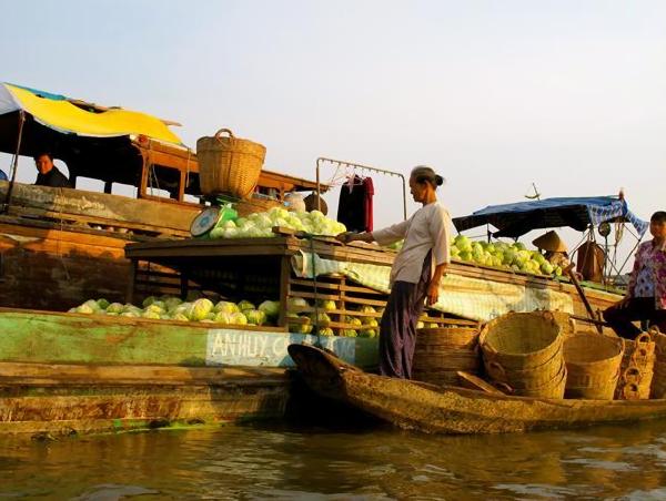 ディープなベトナムを体験 大河メコンカイベー水上マーケットクルーズ Sgnf10 旅プラスワン